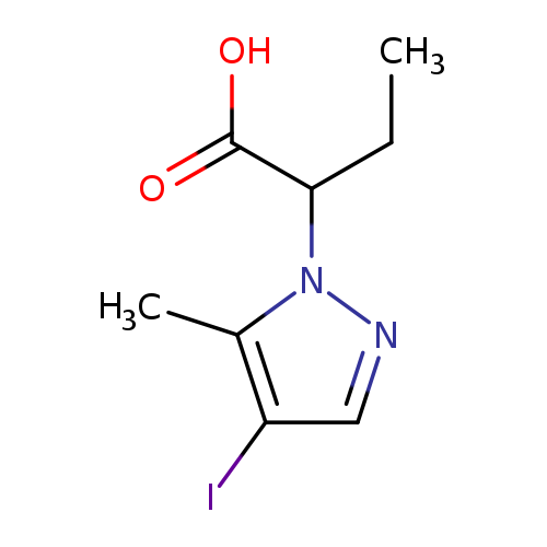 2-(4-Iodo-5-methyl-1H-pyrazol-1-yl)butanoic acid