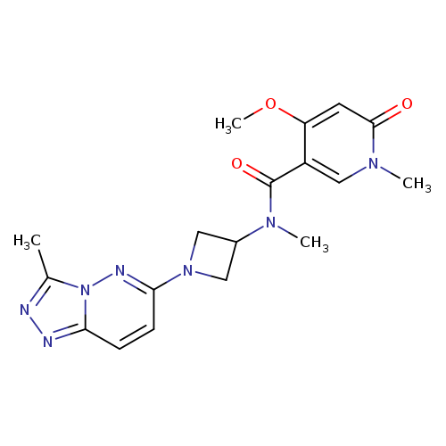 4-methoxy-N,1-dimethyl-N-(1-{3-methyl-[1,2,4]triazolo[4,3-b]pyridazin-6-yl}azetidin-3-yl)-6-oxo-1,6-dihydropyridine-3-carboxamide