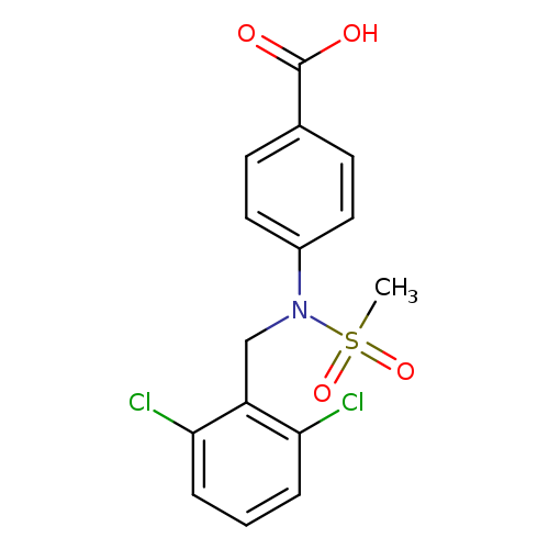 4-[(2,6-Dichlorobenzyl)(methylsulfonyl)amino]benzoic acid