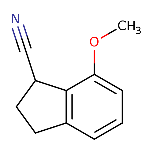 7-methoxy-2,3-dihydro-1H-indene-1-carbonitrile