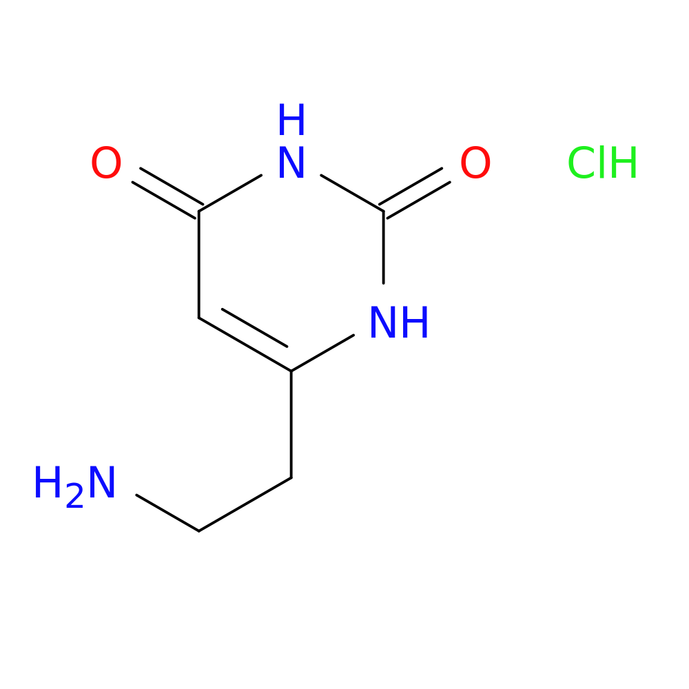 6-(2-aminoethyl)-1,2,3,4-tetrahydropyrimidine-2,4-dione hydrochloride