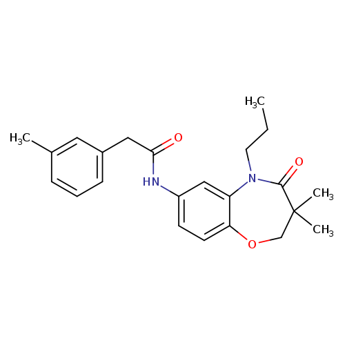 N-(3,3-dimethyl-4-oxo-5-propyl-2,3,4,5-tetrahydro-1,5-benzoxazepin-7-yl)-2-(3-methylphenyl)acetamide