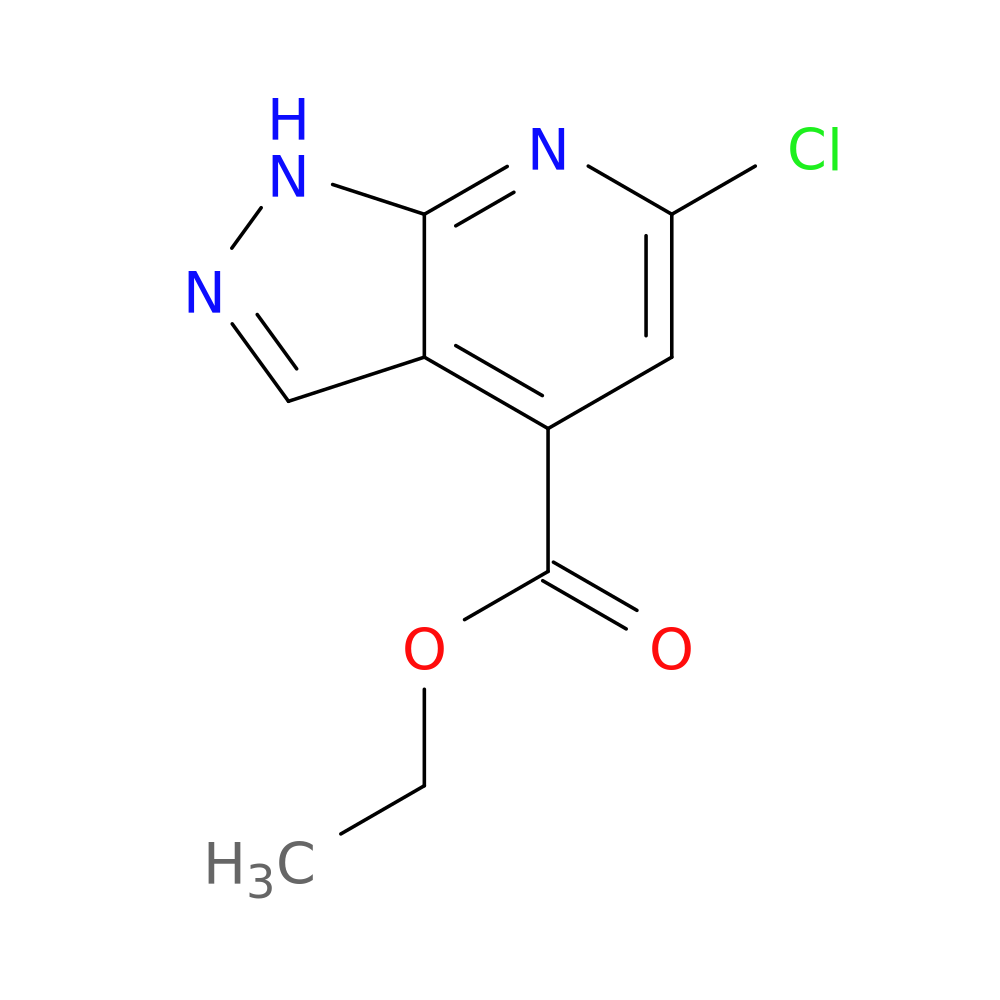 Ethyl 6-chloro-1H-pyrazolo[3,4-b]pyridine-4-carboxylate
