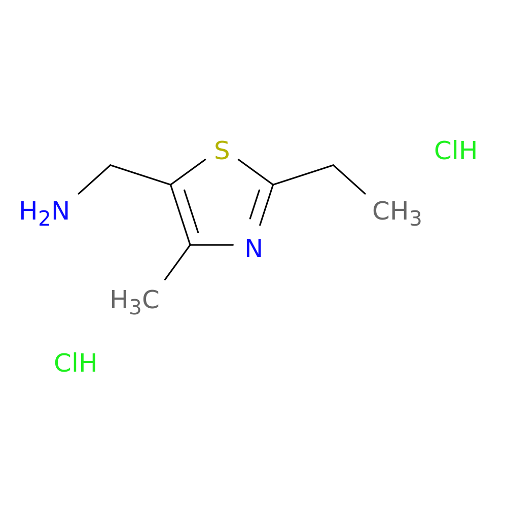 [(2-Ethyl-4-methyl-1,3-thiazol-5-yl)methyl]amine dihydrochloride