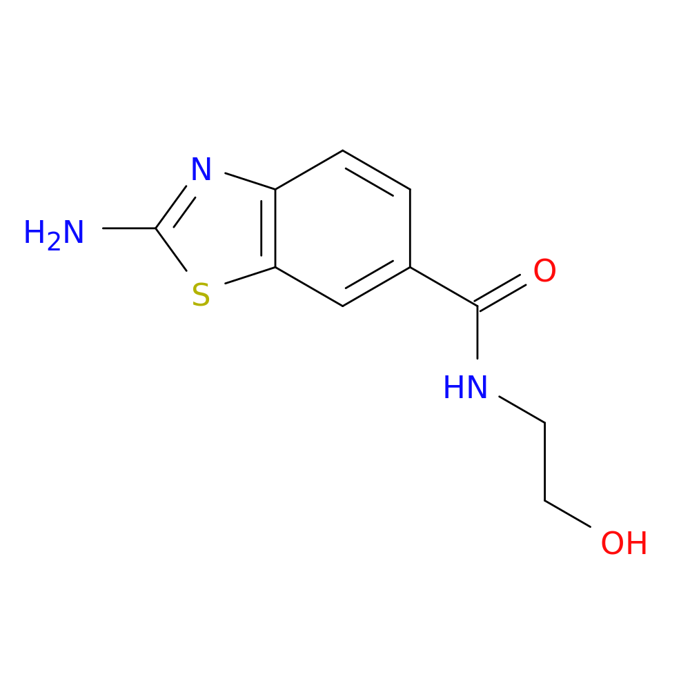 2-Amino-N-(2-hydroxyethyl)-1,3-benzothiazole-6-carboxamide