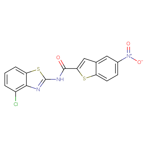 N-(4-chloro-1,3-benzothiazol-2-yl)-5-nitro-1-benzothiophene-2-carboxamide