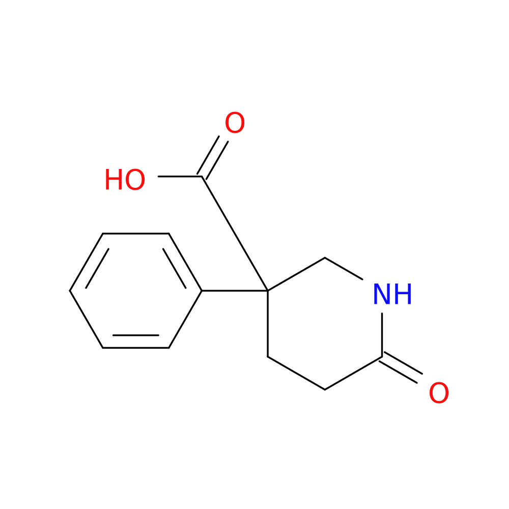 6-Oxo-3-phenylpiperidine-3-carboxylic acid