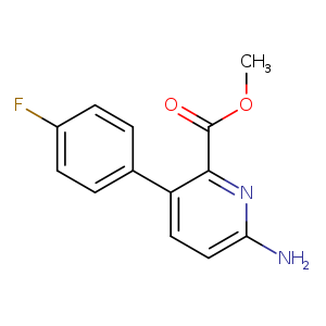 Methyl 6-amino-3-(4-fluorophenyl)pyridine-2-carboxylate