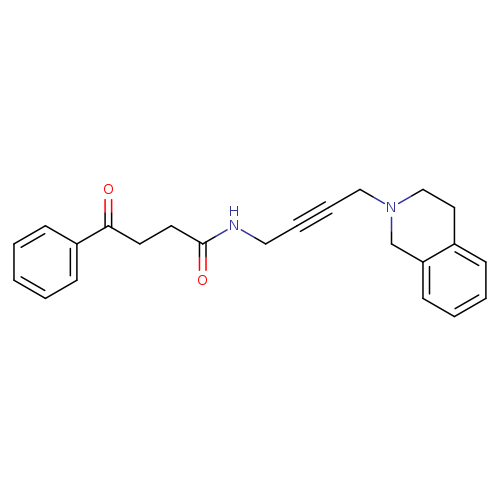 4-oxo-4-phenyl-N-[4-(1,2,3,4-tetrahydroisoquinolin-2-yl)but-2-yn-1-yl]butanamide