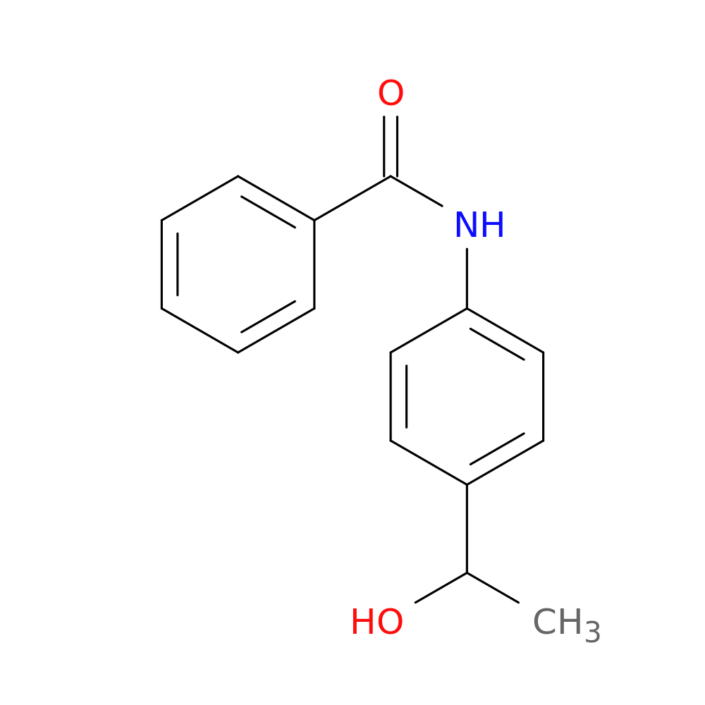N-[4-(1-hydroxyethyl)phenyl]benzamide