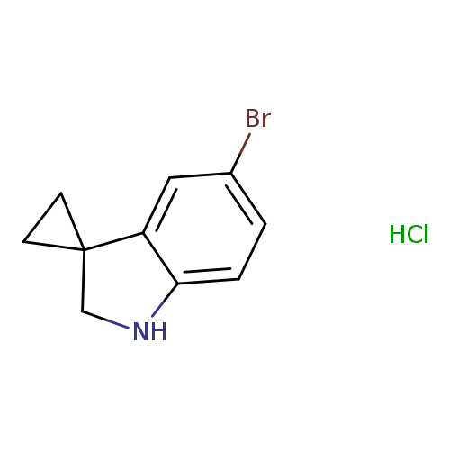 5'-bromo-1',2'-dihydrospiro[cyclopropane-1,3'-indole]hydrochloride