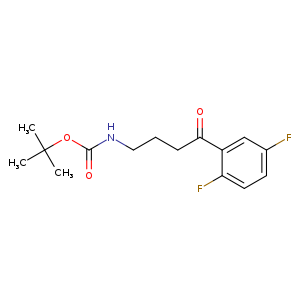 tert-Butyl N-[4-(2,5-difluorophenyl)-4-oxobutyl]carbamate