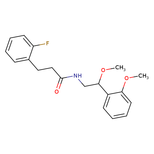 3-(2-fluorophenyl)-N-[2-methoxy-2-(2-methoxyphenyl)ethyl]propanamide