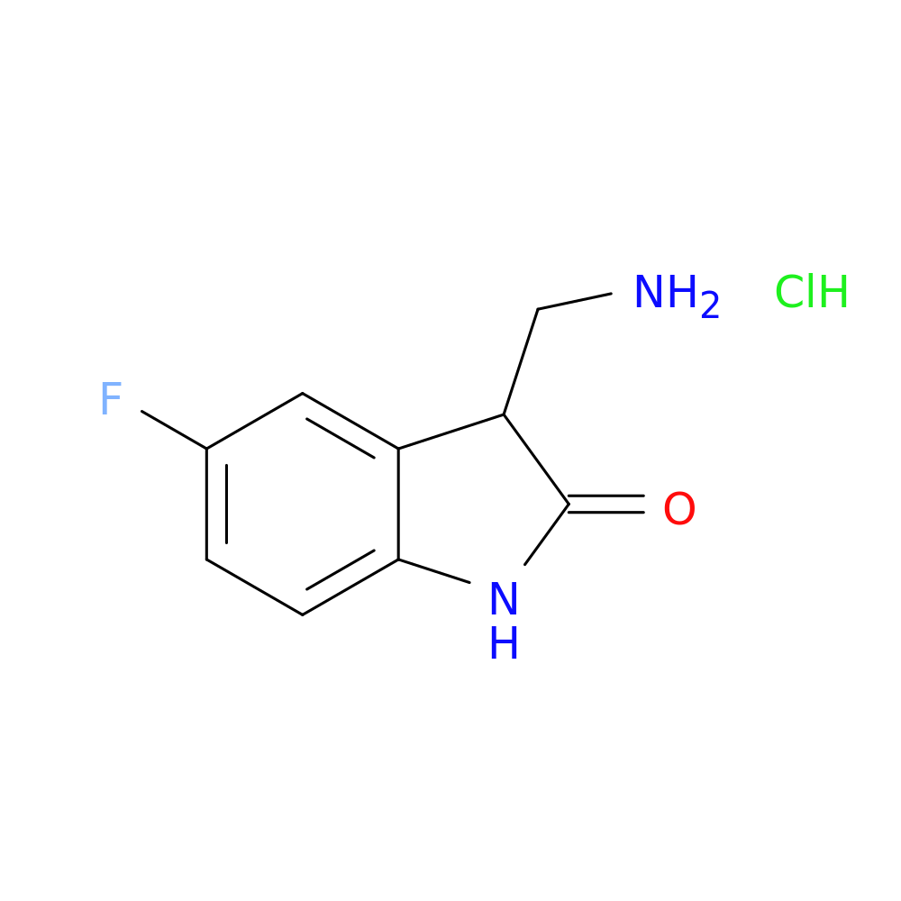 3-(Aminomethyl)-5-fluoroindolin-2-one hydrochloride
