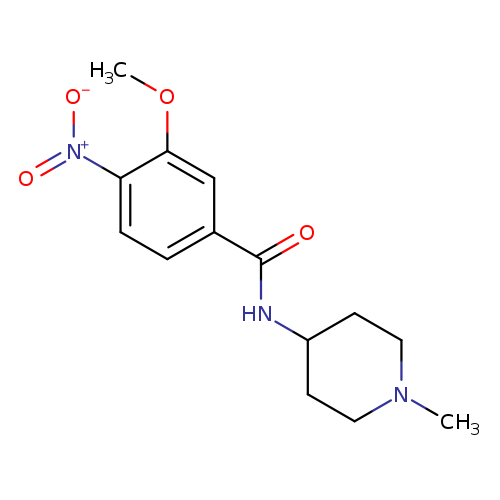 Benzamide, 3-methoxy-N-(1-methyl-4-piperidinyl)-4-nitro-