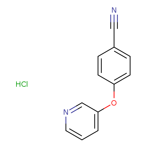 4-(pyridin-3-yloxy)benzonitrile hydrochloride