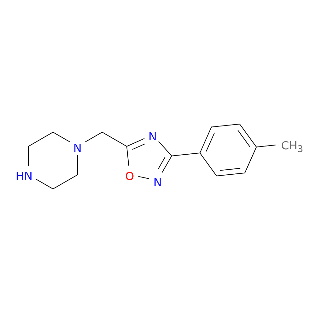 1-{[3-(4-methylphenyl)-1,2,4-oxadiazol-5-yl]methyl}piperazine