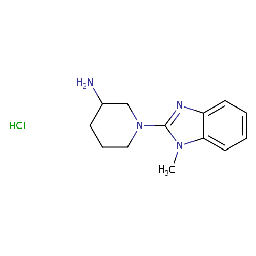 1-(1-METHYL-1H-BENZO[D]IMIDAZOL-2-YL)PIPERIDIN-3-AMINE HYDROCHLORIDE
