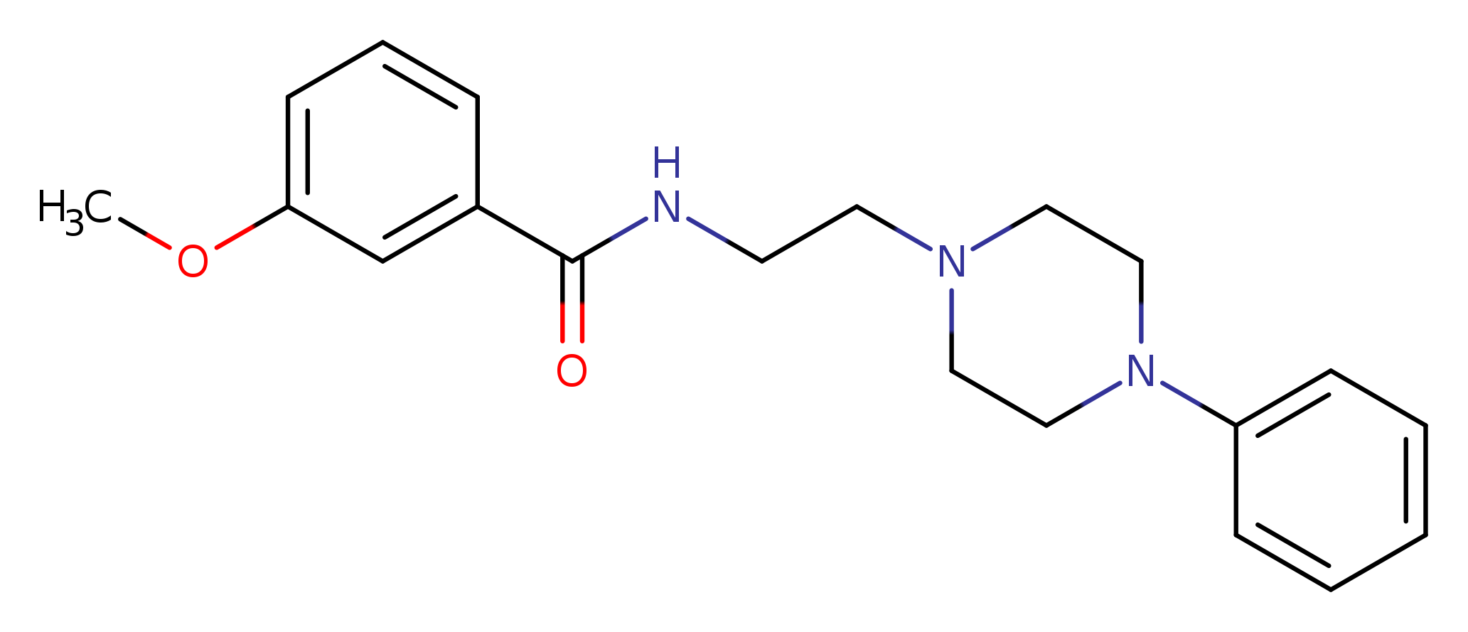 3-methoxy-N-[2-(4-phenylpiperazin-1-yl)ethyl]benzamide