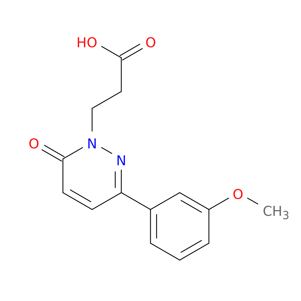 3-[3-(3-methoxyphenyl)-6-oxopyridazin-1(6H)-yl]propanoicacid