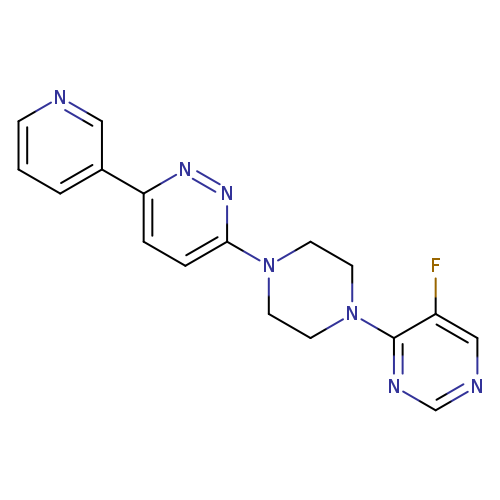 3-[4-(5-fluoropyrimidin-4-yl)piperazin-1-yl]-6-(pyridin-3-yl)pyridazine