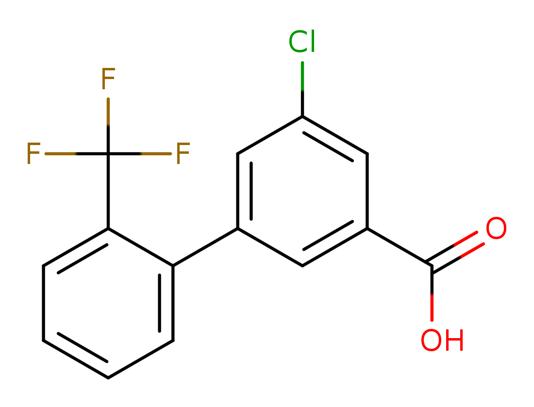 5-Chloro-2'-(trifluoromethyl)-[1,1'-biphenyl]-3-carboxylic acid