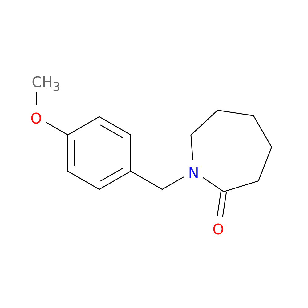 1-[(4-methoxyphenyl)methyl]azepan-2-one