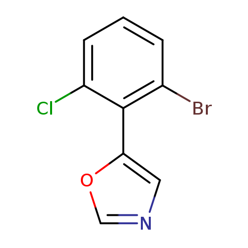 5-(2-bromo-6-chlorophenyl)oxazole