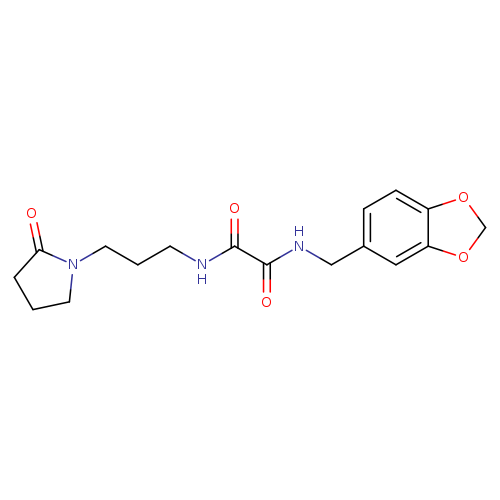 N'-[(2H-1,3-benzodioxol-5-yl)methyl]-N-[3-(2-oxopyrrolidin-1-yl)propyl]ethanediamide