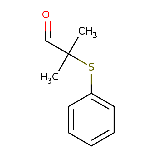2-Methyl-2-(phenylsulfanyl)propanal