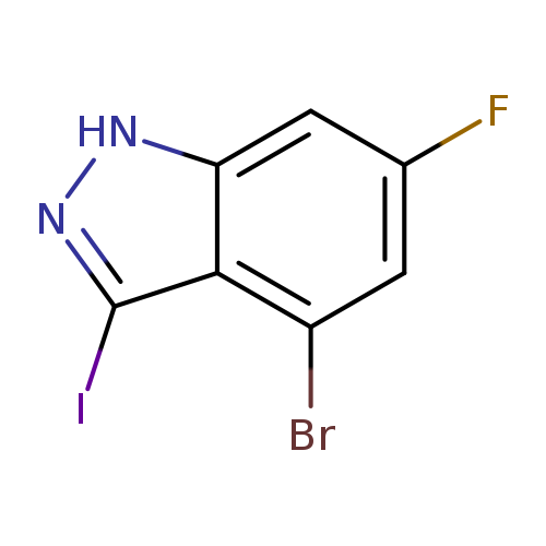 4-Bromo-6-fluoro-3-iodo-1H-indazole