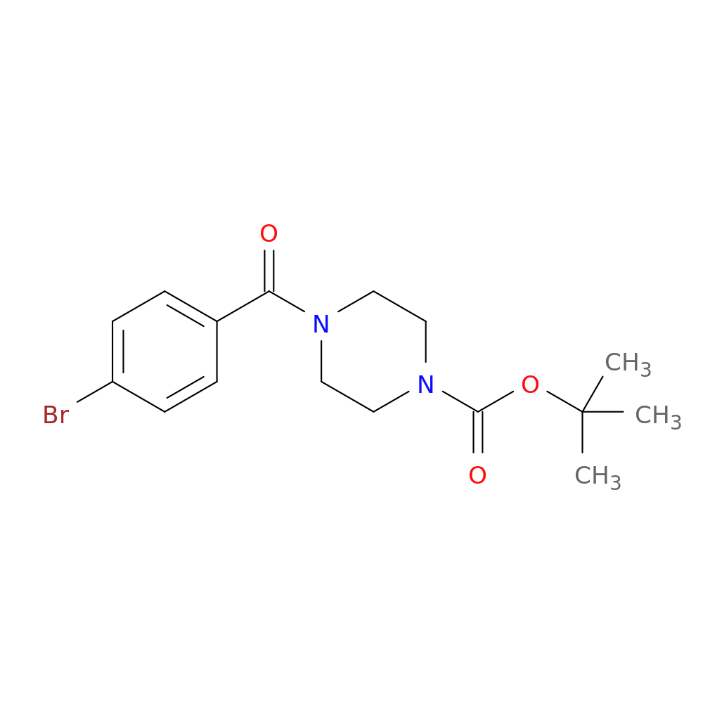 1,1-Dimethylethyl 4-(4-bromobenzoyl)-1-piperazinecarboxylate