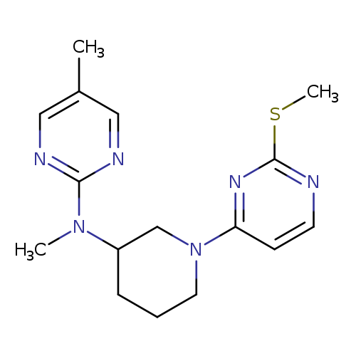 N,5-dimethyl-N-{1-[2-(methylsulfanyl)pyrimidin-4-yl]piperidin-3-yl}pyrimidin-2-amine