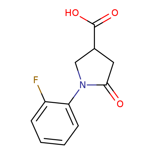 1-(2-Fluorophenyl)-5-oxopyrrolidine-3-carboxylic acid