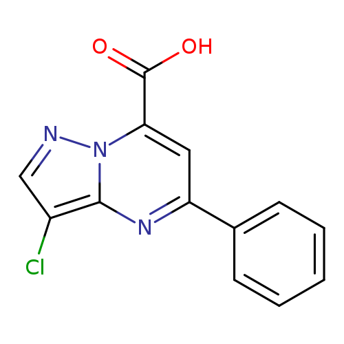 3-Chloro-5-phenylpyrazolo[1,5-a]pyrimidine-7-carboxylic acid