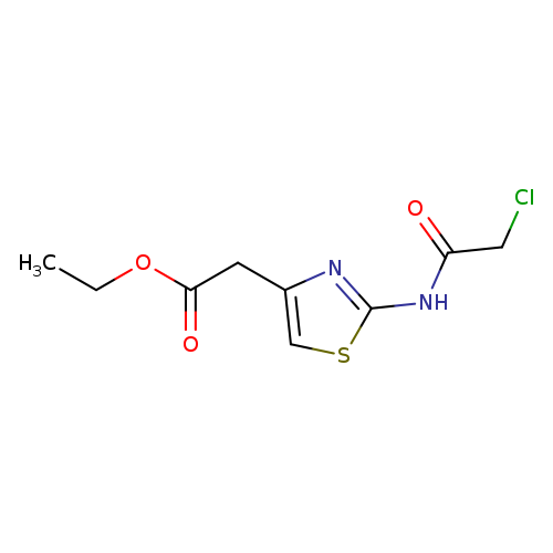 Ethyl (2-[(chloroacetyl)amino]-1,3-thiazol-4-yl)acetate