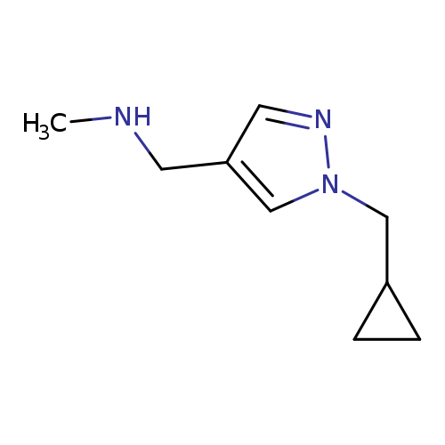 {[1-(cyclopropylmethyl)-1H-pyrazol-4-yl]methyl}(methyl)amine dihydrochloride