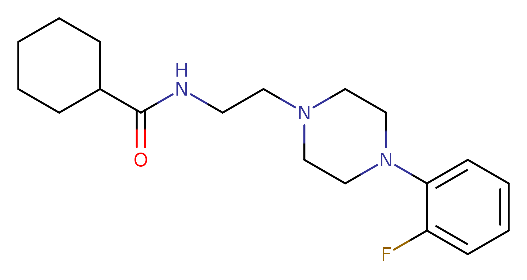 N-{2-[4-(2-fluorophenyl)piperazin-1-yl]ethyl}cyclohexanecarboxamide
