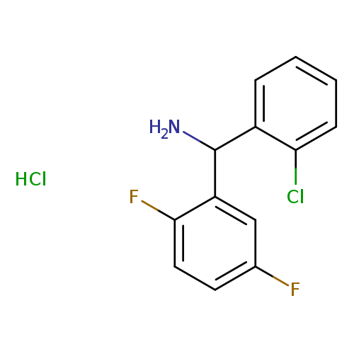 (2-chlorophenyl)(2,5-difluorophenyl)methanamine hydrochloride
