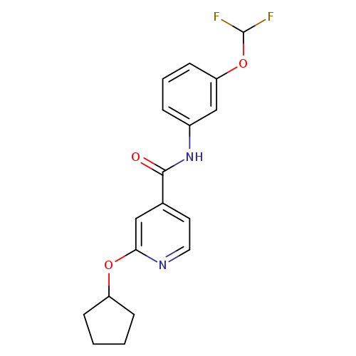 2-(cyclopentyloxy)-N-[3-(difluoromethoxy)phenyl]pyridine-4-carboxamide