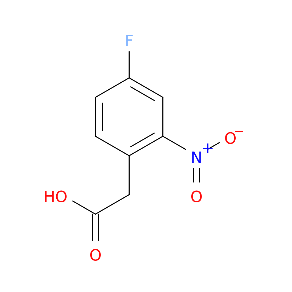 2-(4-Fluoro-2-nitrophenyl)acetic acid