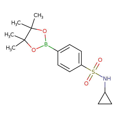 N-Cyclopropyl-4-(4,4,5,5-tetramethyl-1,3,2-dioxaborolan-2-yl)benzenesulfonamide