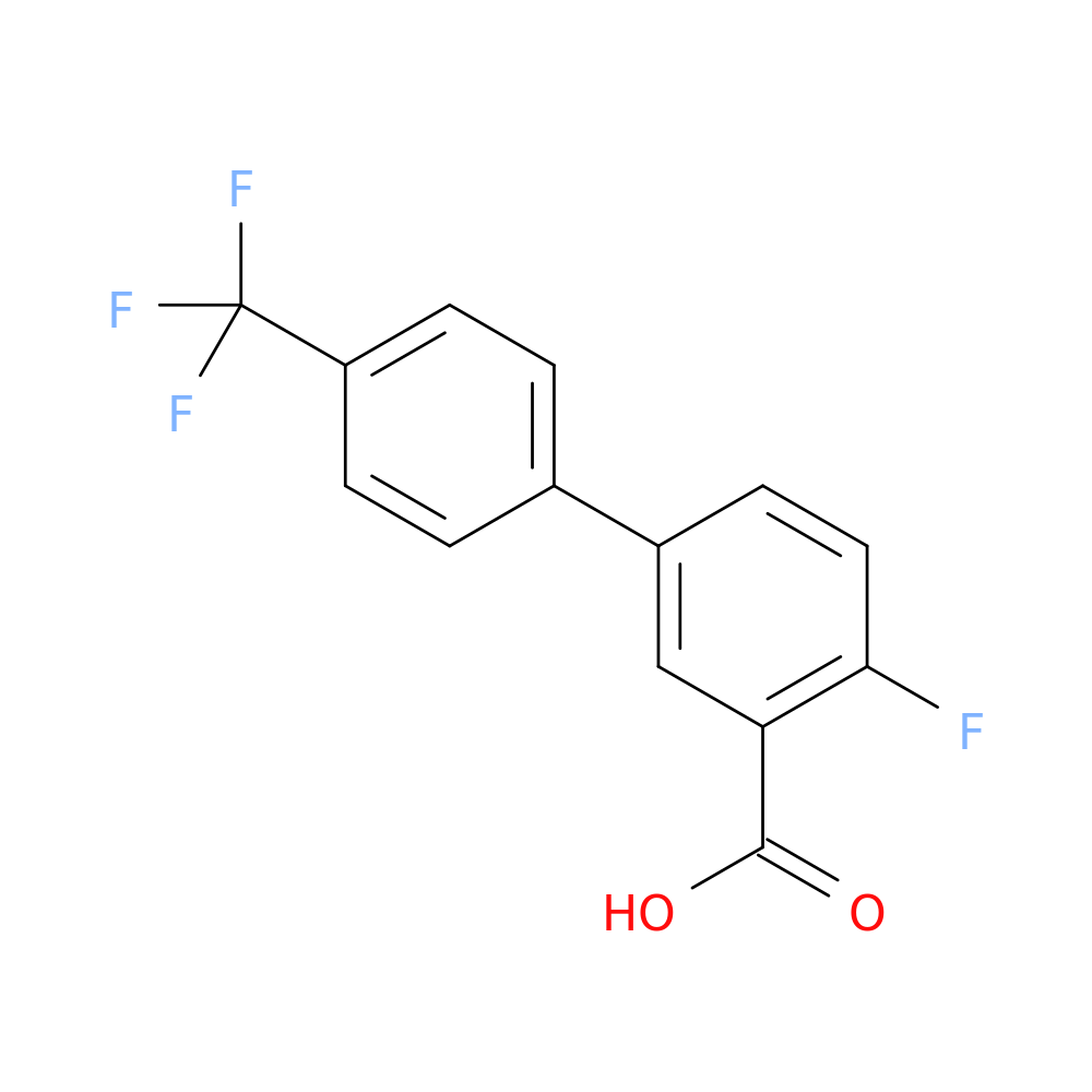2-Fluoro-5-(4-trifluoromethylphenyl)benzoic acid