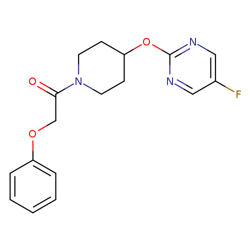 1-{4-[(5-fluoropyrimidin-2-yl)oxy]piperidin-1-yl}-2-phenoxyethan-1-one