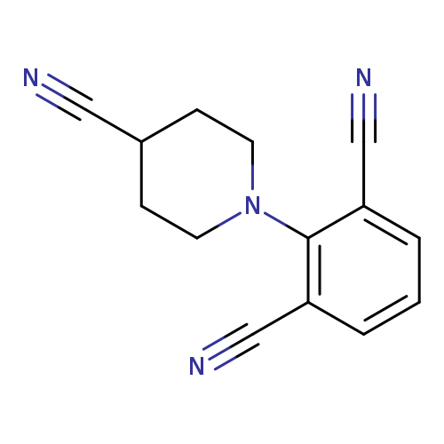 2-(4-cyanopiperidin-1-yl)benzene-1,3-dicarbonitrile