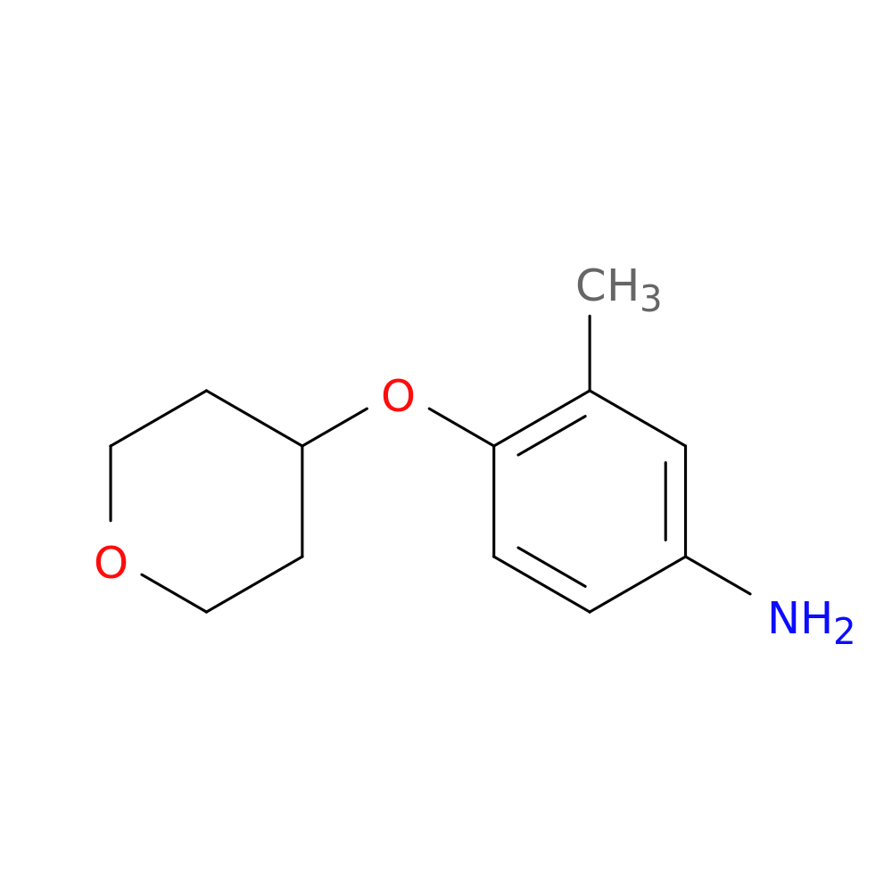 3-Methyl-4-(oxan-4-yloxy)aniline