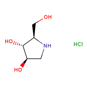 (2R,3R,4R)-3,4-Dihydroxy-2-(hydroxymethyl)pyrrolidine hydrochloride