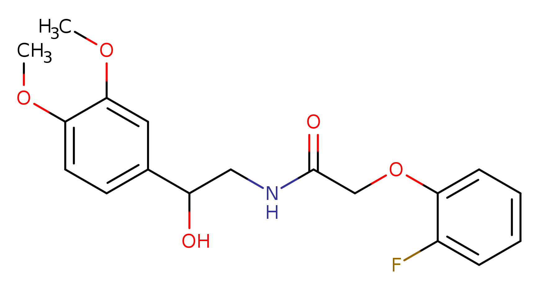 N-[2-(3,4-dimethoxyphenyl)-2-hydroxyethyl]-2-(2-fluorophenoxy)acetamide