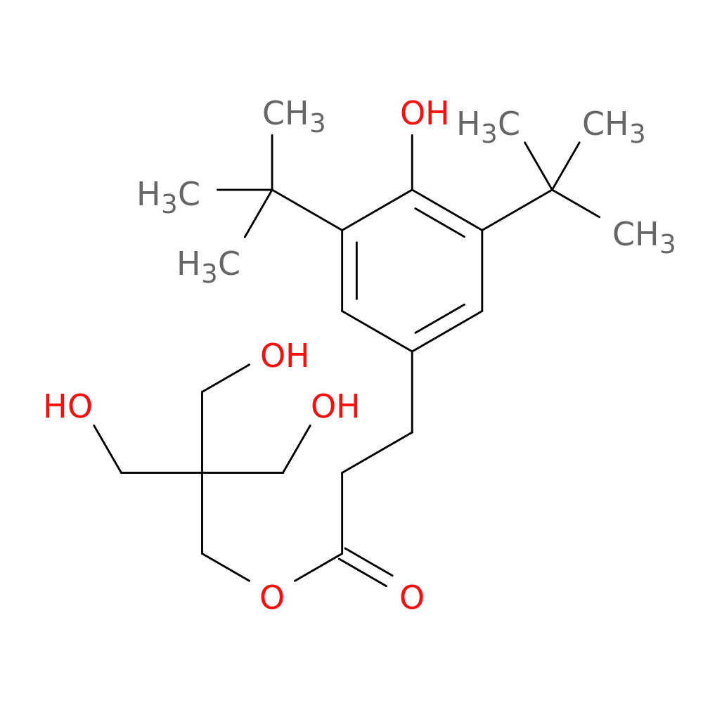 Benzenepropanoic acid, 3,5-bis(1,1-dimethylethyl)-4-hydroxy-, 3-hydroxy-2,2-bis(hydroxymethyl)propyl ester