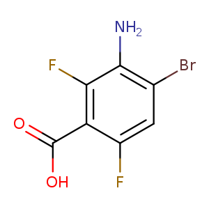 3-amino-4-bromo-2,6-difluorobenzoic acid